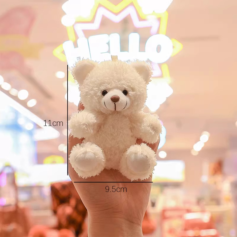 Juguetes de peluche trajes suéter osos colgante llavero adorable Teddy Bear bolso colgante pequeño regalo
