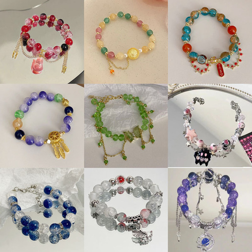 Long Moon: Embers of Brilliance – Exclusive Design, High-Quality Fox-Beaded All-Match Bracelet for Wholesale
