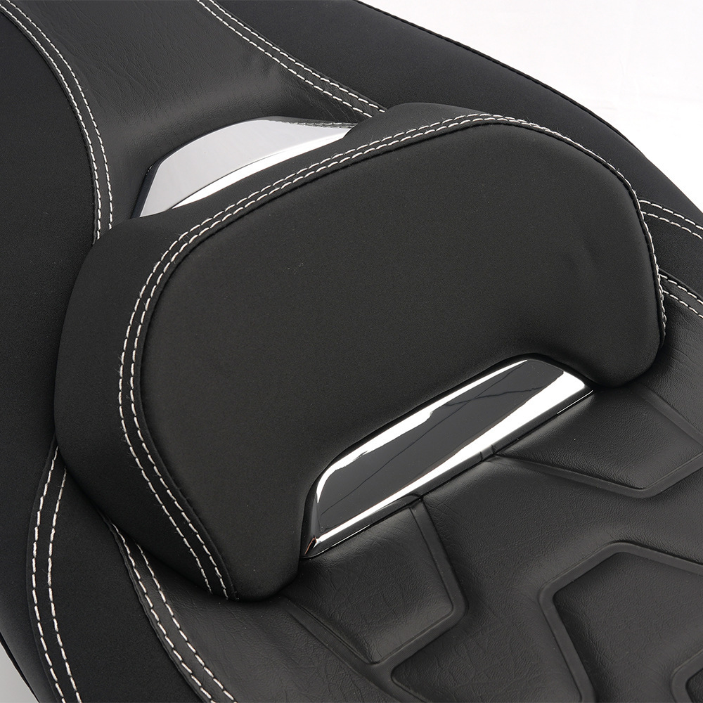 Suitable for 20-24 Models of Yamaha Nmax155 Motorcycle Modified Seat Cushion, Thickened Waterproof Lumbar Support Seat Package Assembly