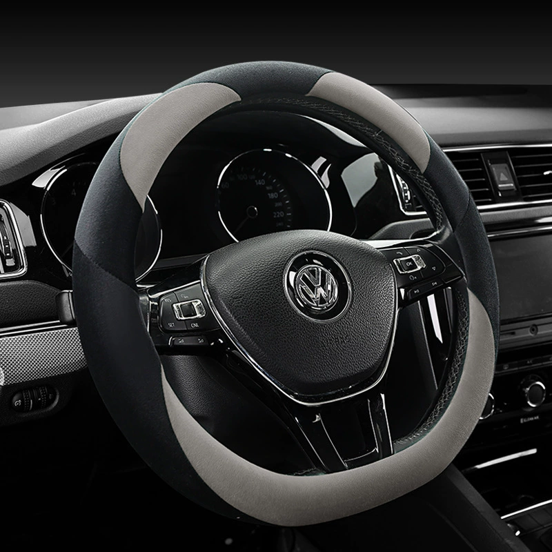 Новая замша D-типа крышка рулевого колеса