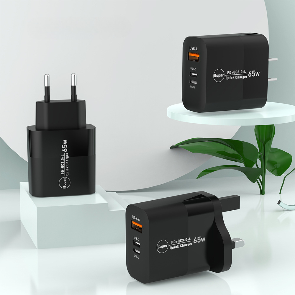 Modelo privado transfronterizo estándar europeo y americano QC3.0 cabeza de carga rápida PD25W conversión inversa fabricantes de cargador de teléfonos móviles al por mayor