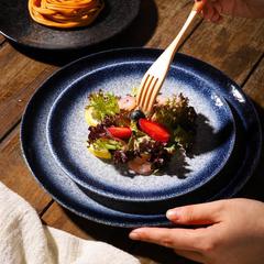 跨境日式盤子家用陶瓷碟子創意牛排餐盤西餐盤早餐盤餐具菜盤網紅