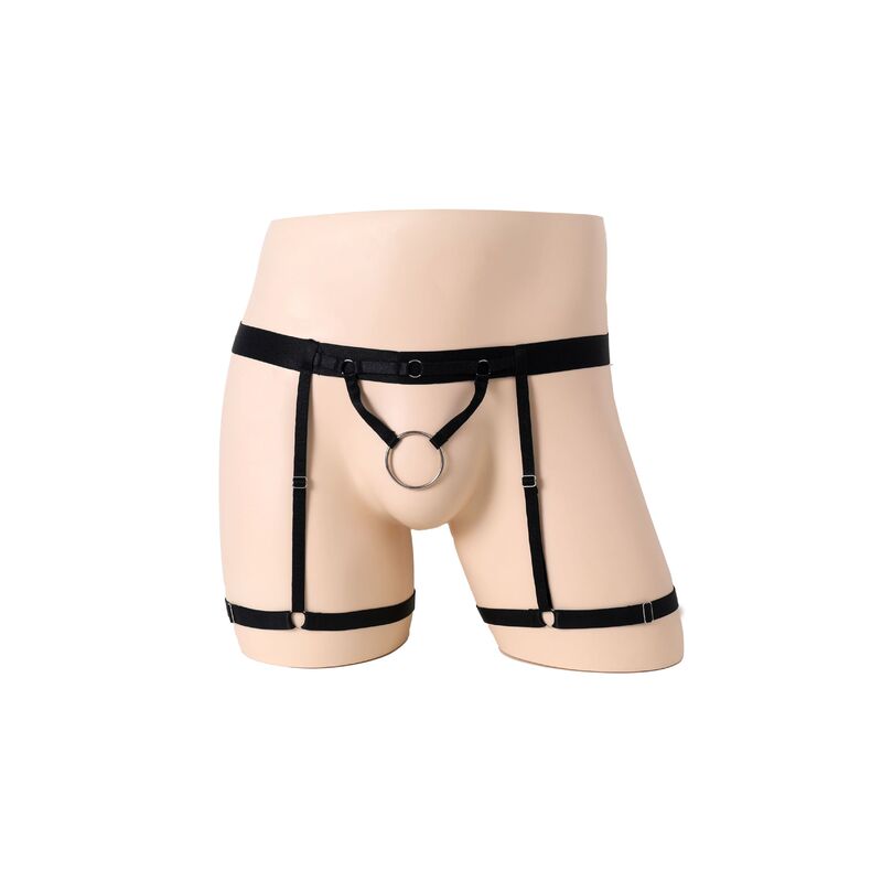 Europe and the United States hot men's sexy lingerie strap hollow ring Wild Men's elastic sexy underwear wholesale