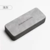 Light gray leather box + mirror cloth