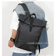 商务双肩包男士跨境新款户外旅行书包多功能电脑背包印LOGO
