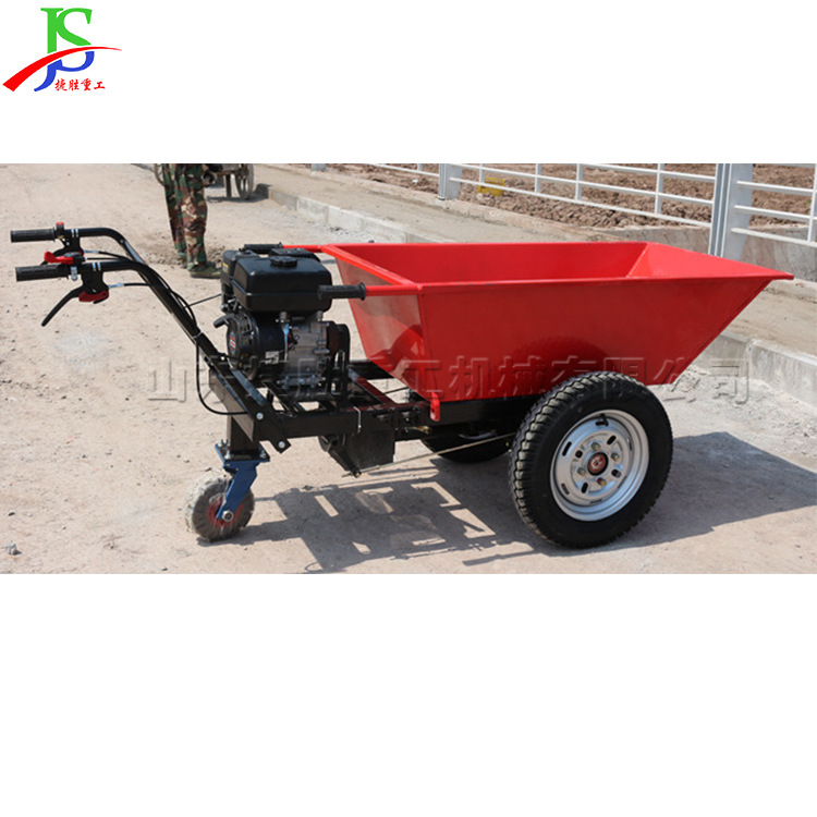 pequeño sitio de construcción empuje de mano camión de transporte de construcción de pavimento empuje de mano triciclo doméstico tira equipo de transporte de grano