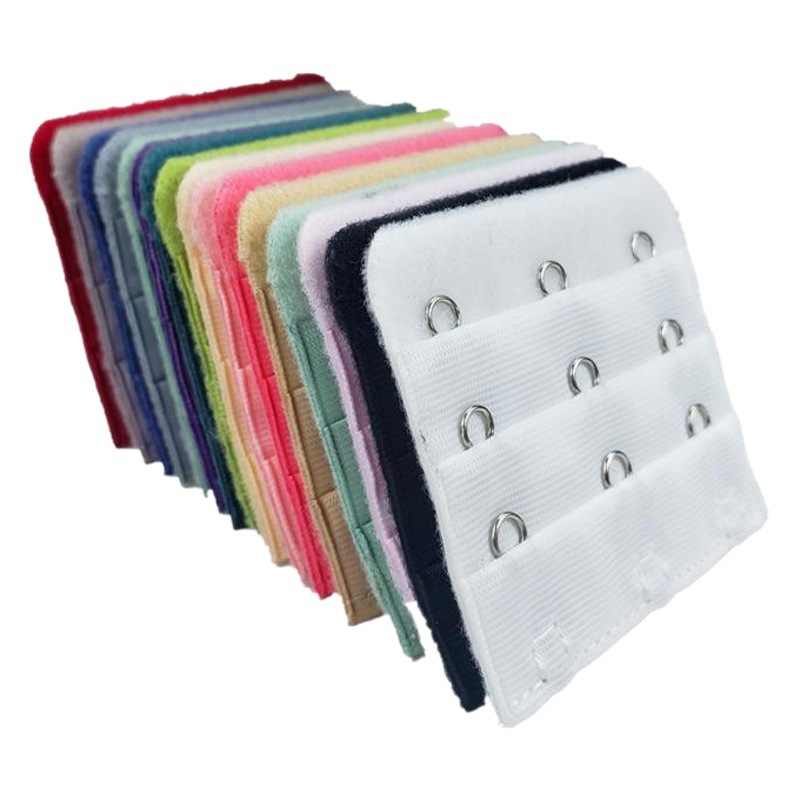 Polyester stainless steel bra back buckle universal adjustable three rows three buckle buckle underwear extension extension buckle accessories