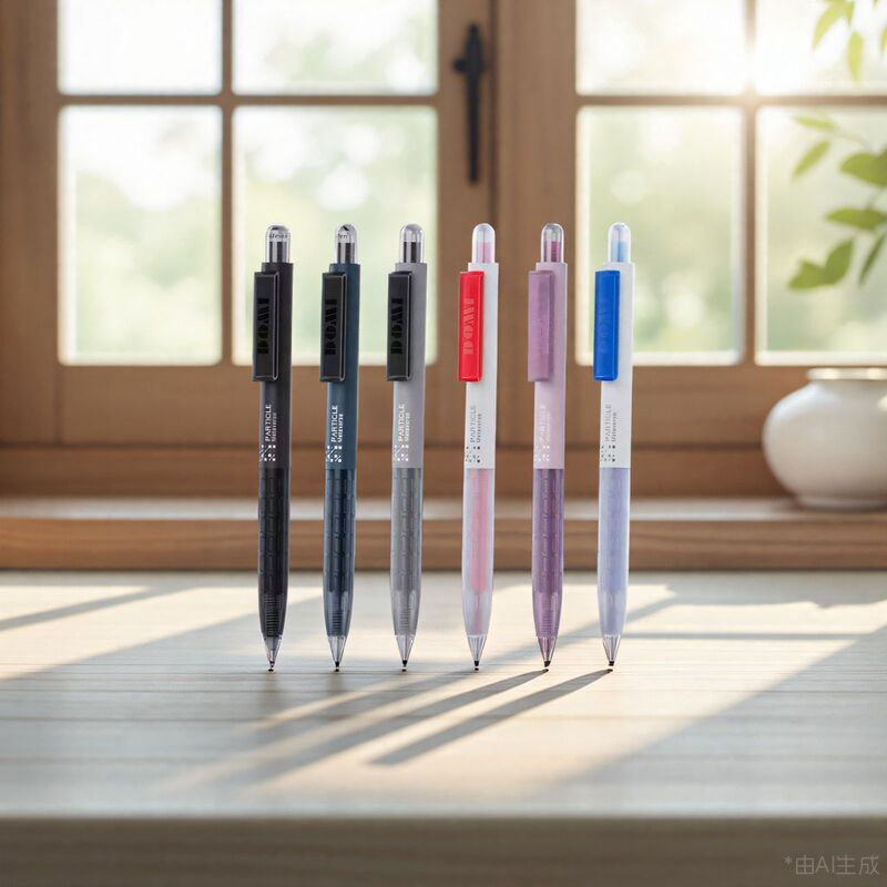 Dongmi 606 Cosmic Particle Capsule Gel Pen 0.5mm Quick-Drying Double-Click Core Cs Double-Bead Student Brush Pen