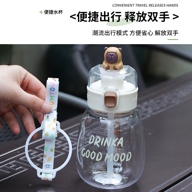 Taza de agua personalizada para niños jardín de infantes taza de vientre roja a prueba de caídas taza de agua al aire libre acondicionamiento físico viajar hervidor image 7