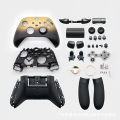 Xbox series暗い夜の金のフルセットのハンドルケースXSXゲームの取っ手のゴムの保護ケースのカラーはDIYを交換します。