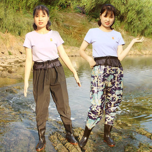 Fishing Pants Ultra-Light Waterproof Pants for Fishing Men's Waist-High Fishing Rain Pants