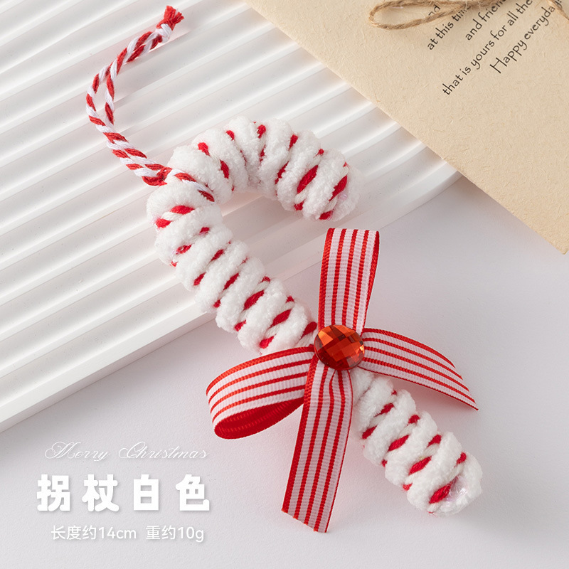 クリスマスペンダントクリスマスツリー装飾アクセサリークリスマスキャンディー松葉杖クリエイティブギフトシミュレーションバブルおもちゃ卸売|undefined