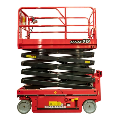Lift Platform, Aerial Work Vehicle, Avtomobil fırlanan platformaları - upgraded-modelwheel-type-fully-self-propelledraised-12m-advance-payment