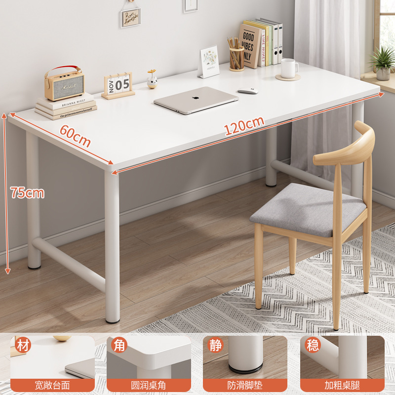 Entrega de silla de Cuerno de hierro blanca 120 * 60cm + con soporte oblicuo en forma de X