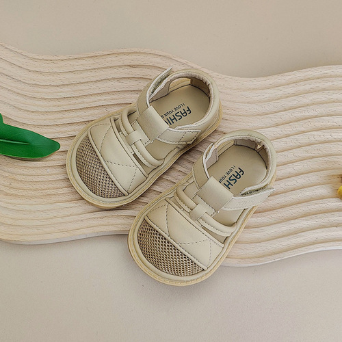 婴儿童女宝宝软底学步鞋子小童鞋夏季新款透气小皮鞋男童鞋网面鞋
