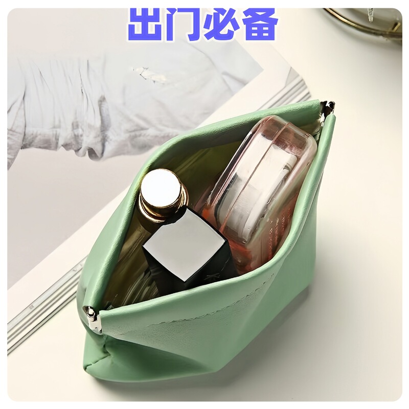 Headphone Bag Storage Bag Lipstick Change Earplugs Cloth Bag Data Cable U Disk Key Automatic Closing Bag Portable Wholesale