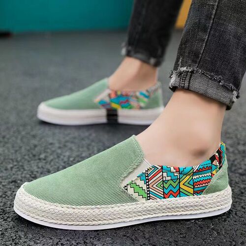 Men's Shoes  New Autumn Breathable Lazy One-Step Trendy Shoes Korean Style Trendy Versatile Boys Casual Shoes
