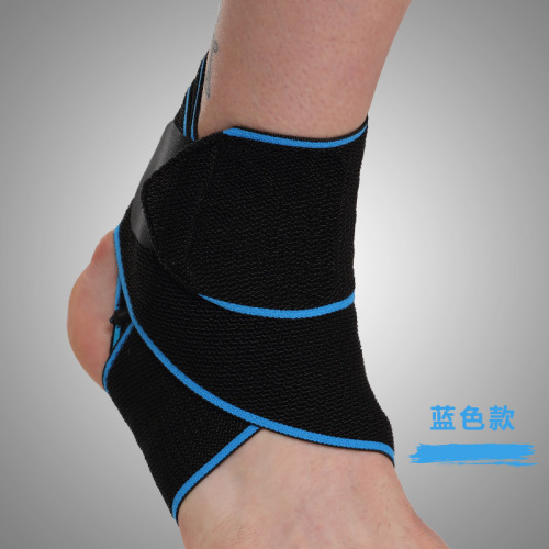 Sports silicone non-slip, breathable, anti-sprain ankle protector, strap wrapped ankle protector, football running badminton basketball foot protector