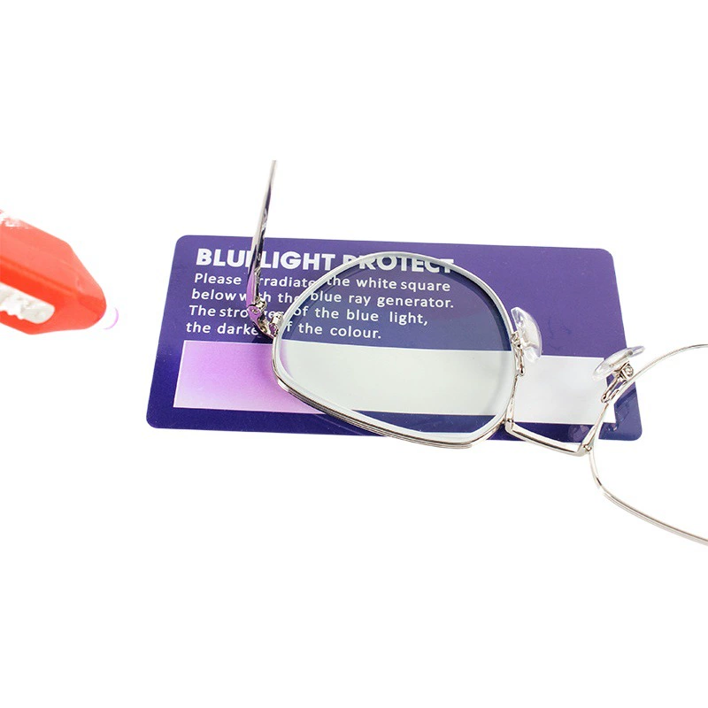 Трансграничность инструмента обнаружения стекел мульти-цвета лампы теста металла объектива Анти -- голубая светлая мини