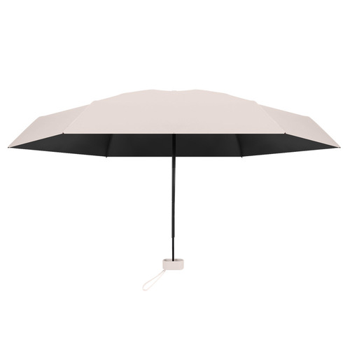 14cm flat sunny umbrella 6-bone mini folding capsule umbrella vinyl sunscreen 60-fold pocket umbrella women's parasol