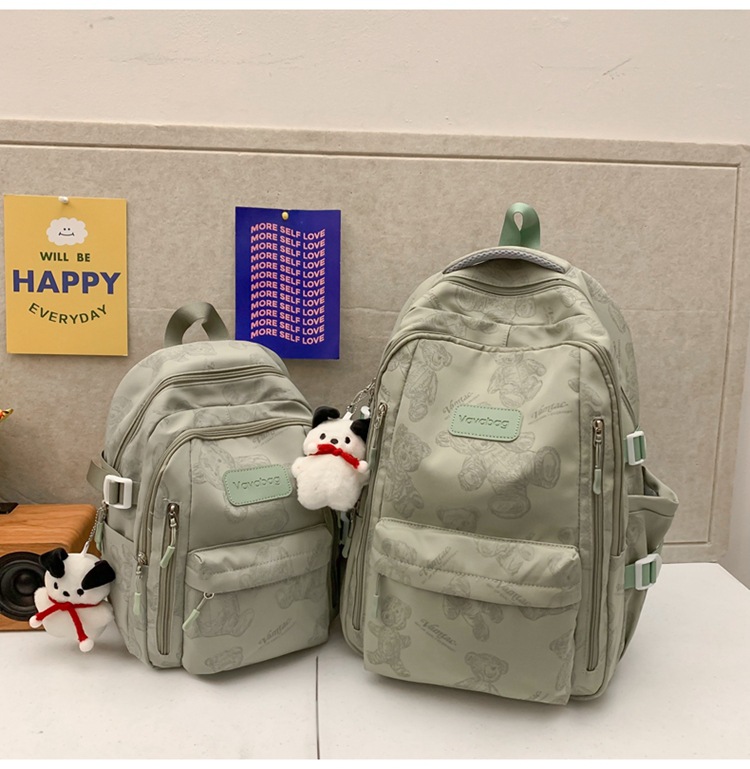 2024 New Large Capacity Stylish Backpack Daily Versatile Men and Women Backpack High School Student Campus Student Bag