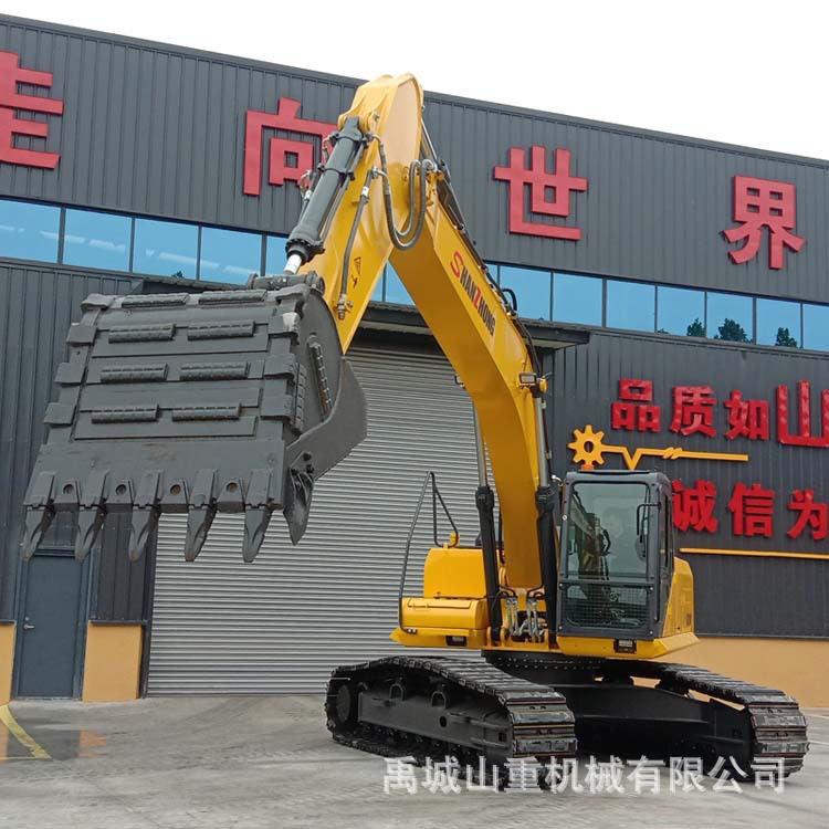 山重工厂22吨240履带式挖掘机 1.2m3铲斗 出口海外
