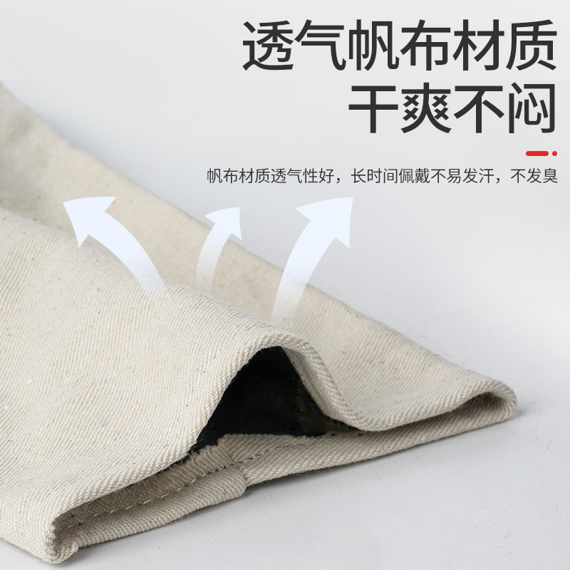 Guantes de lona 24 líneas ferroviarias de protección laboral de doble capa de espesamiento resistente al desgaste soldador mecánico guantes de soldadura de palma de piel