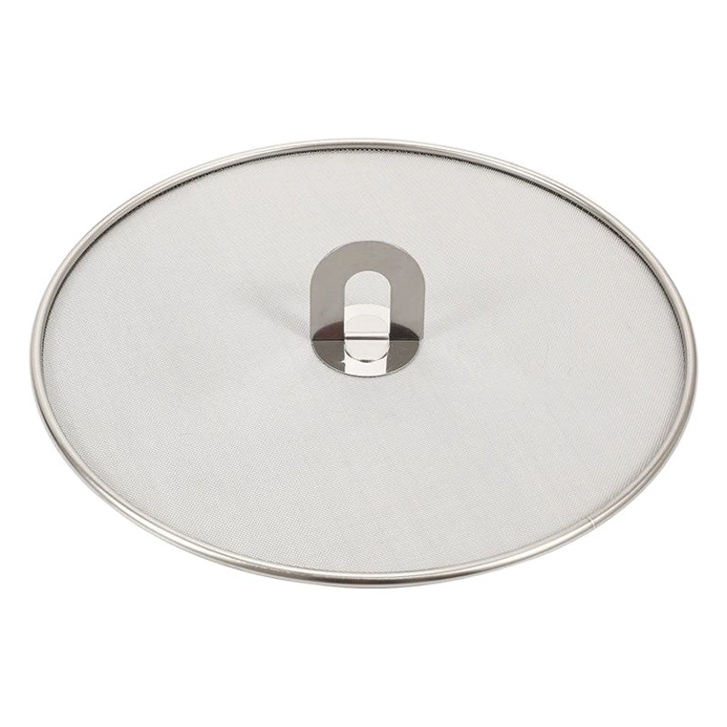 33 см диаметр Высокое качество нержавеющая сталь крышка для масла сетка для брызг жареного масла крышка поднос для пиццы кухонный гаджет