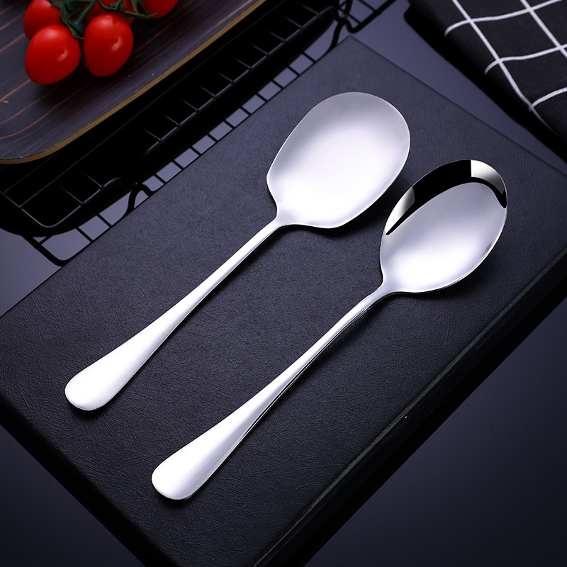 Partes públicas de acero inoxidable cuchara de servicio tenedor vajilla creativa postre cuchara de café para hornear pastel pala Tenedor de fruta cuchara de doble propósito