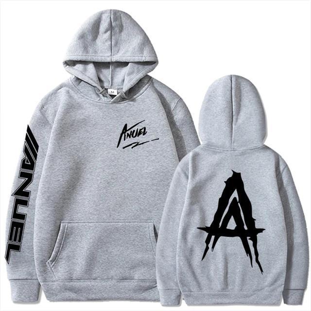 Primavera y Autumn Hooded Anuel AA Real Hasta La Muerte Print