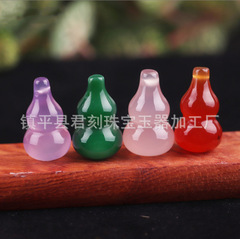 メーカー直販瑪瑙玉髄立体ヒョウタンペンダント玉器工芸品アクセサリー卸売り