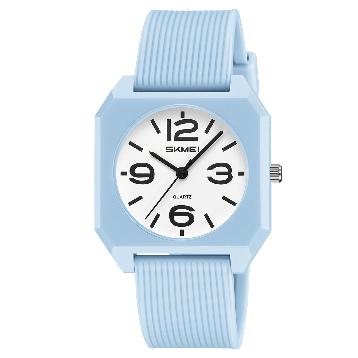 Momento cuadrado reloj 50 metros impermeable dopaminas viento reloj de pulsera de estudiantes simple reloj de cuarzo al por mayor