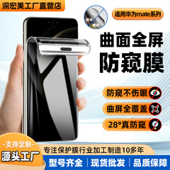 适用华为mate70RS/pro+全屏高清防窥软膜 磨砂防指纹防偷窥手机膜