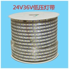 20米无压降24V/36V低压灯带5050户外防水硅胶套管软灯条高亮度