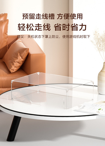 switch dustproof heat sink protective cover nintendo acrylic console base cover oled fan dust cover