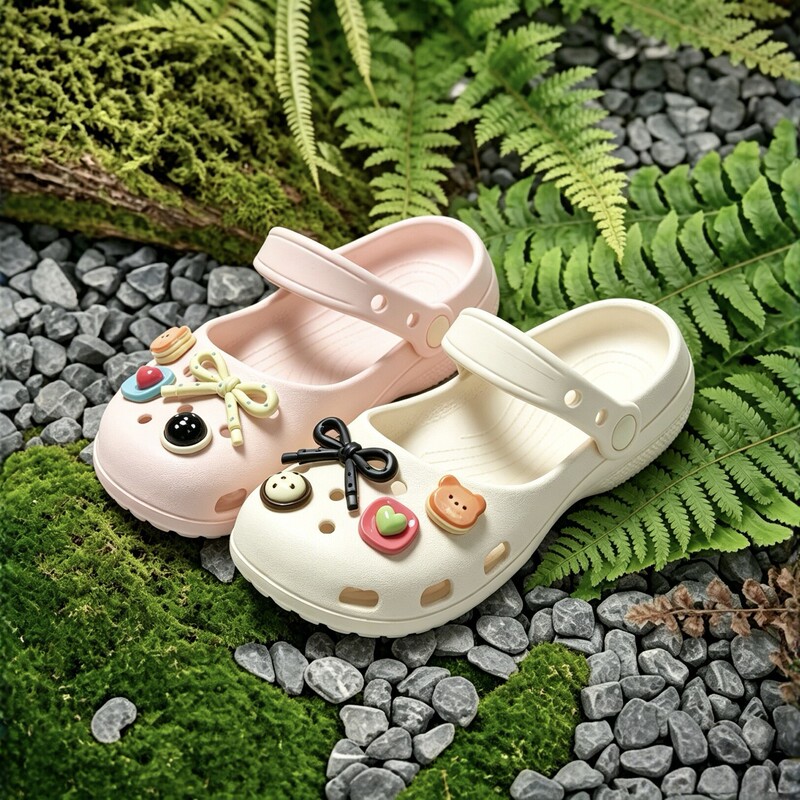 Children's Clogs for Girls, Cartoon Soft Beach Slippers, Summer 2026 Model, Eva Non-Slip Closed-Toe Slippers
