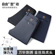 春秋百搭中年男裤商务休闲时尚裤子上班通勤日常宽松大码休闲裤