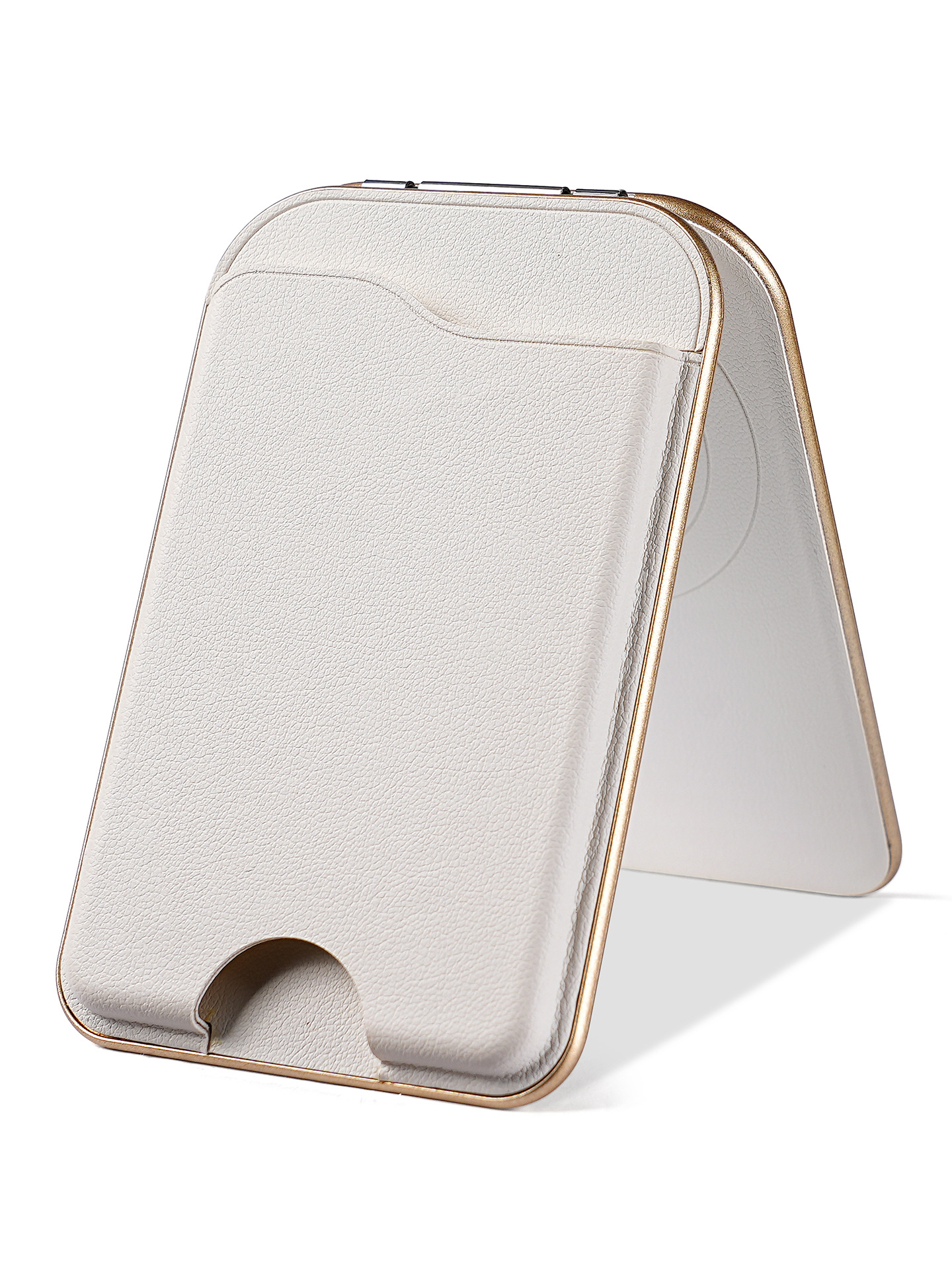 Apple iPhone 13 14 15 16 17 MagSafe portaje de tarjeta magnética con espejo multifuncional