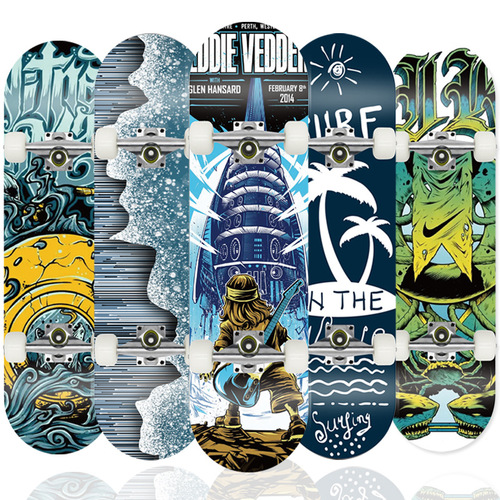 Skateboard manufacturer direct sales maple double-warped four-wheel skateboard action street skateboard adult boys and girls beginner scooter