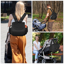 跨境妈咪包大容量母婴包轻便外出双肩包婴儿车挂包奶瓶收纳包现货