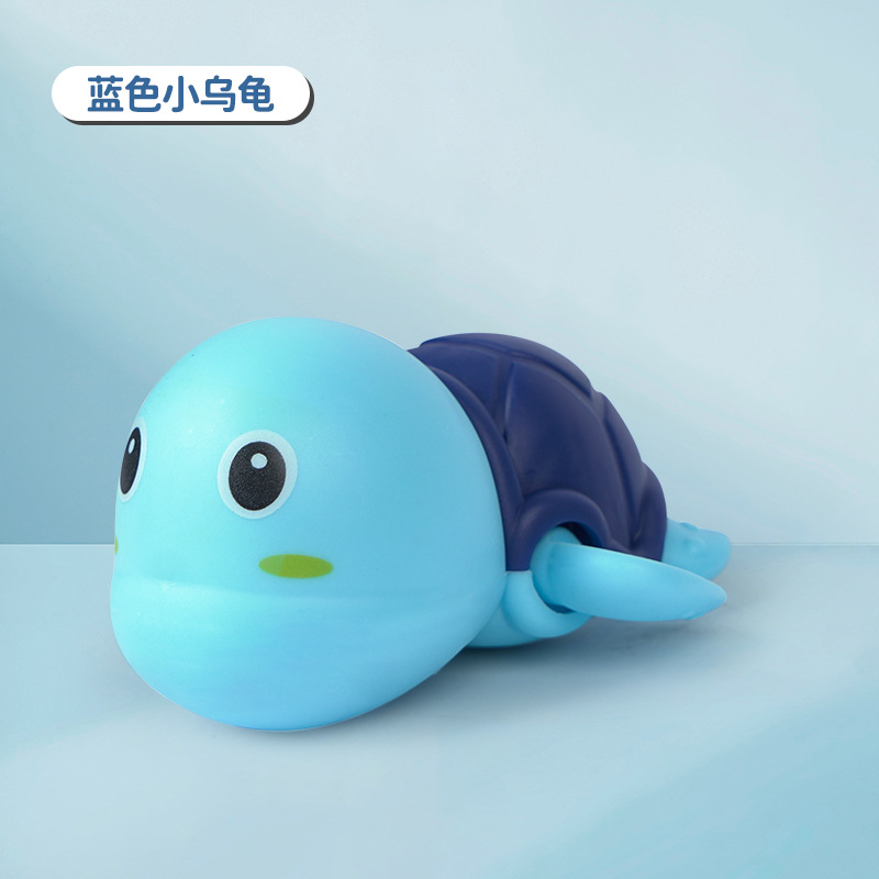 Douyin mismo estilo bebé juguetes de baño de agua tortuga de agua delfín natación pequeño pato amarillo verano baño niños