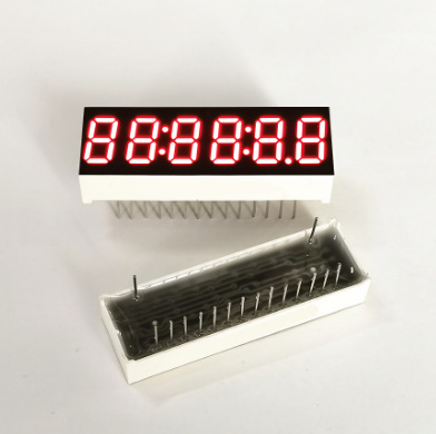 0.36英寸6位红光时钟数码管3662AS/3662BS 6位时钟数码管0.36