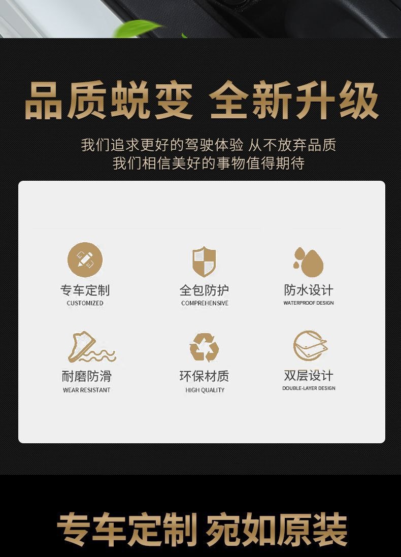 Wholesale Tpe Car Floor Mats, Special Car-Specific Wire Loop Floor Mats, Non-Slip and Wear-Resistant Car Foot Mats