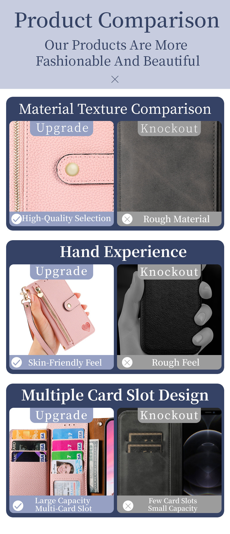 TechGlobe TechGlobe Source Compatible IPhone 17 Pro Max Heart-shaped Leather PU Lychee Texture RFID Anti-theft Lanyard Phone Case_voghion.com