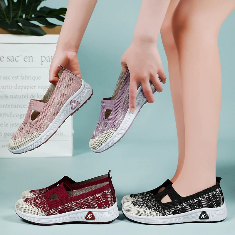 Летние дышащие трикотажные слипоны Other Brand для мам, лёгкие и комфортные