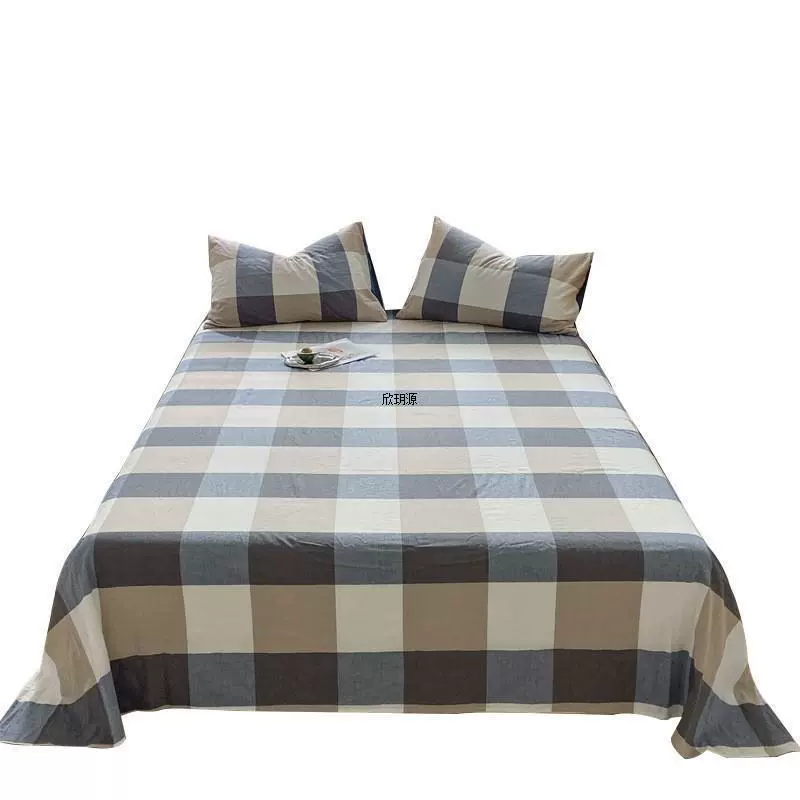 Оптовые хлопковые простыни из чистого хлопка, одинарные, 100% хлопок, натяжные простыни, летние прохладные простыни, для студенческих общежитий, односпальные и трехместные.