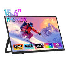 ZEUSLAP跨境 15.6寸1080P便携显示器ZP156电脑笔记本PS4手机扩展