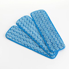 免手洗平板拖把布粘貼地拖頭乾濕拖把頭酒店物業醫院商用替換拖布