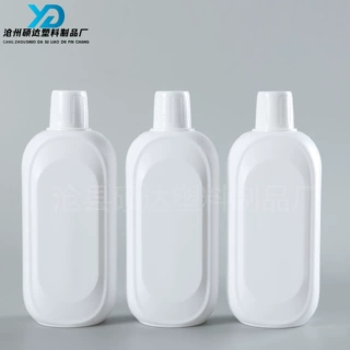 定制500ml地板清洁剂塑料瓶pe扁塑料瓶除菌瓶洗衣机槽清洁剂瓶子