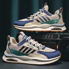 Men's 2023 Spring New Breathable Mesh Sports Shoes Casual Men's Shoes Korean Version Travel Shoes Running Shoes